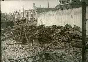 France Reims Ruins WWI First World War Old Photo Wentzell 1919