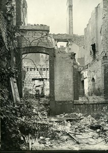 France Reims Ruins WWI First World War Old Photo Wentzell 1919