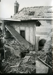 France Reims Ruins WWI First World War Old Photo Wentzell 1919