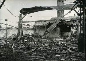 France Reims Ruins WWI First World War Old Photo Wentzell 1919