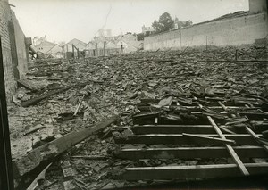 France Reims Ruins WWI First World War Old Photo Wentzell 1919