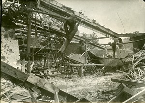 France Reims Ruins WWI First World War Old Photo Wentzell 1919