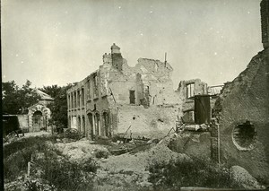 France Reims Ruins WWI First World War Old Photo Wentzell 1919