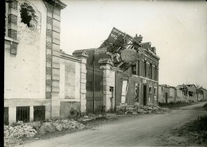 France Reims Ruins WWI First World War Old Photo Wentzell 1919