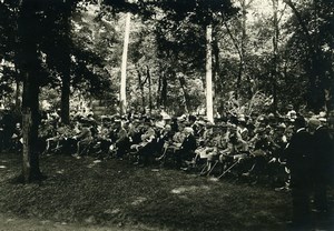 France Paris Bagatelle gardens Military Festival Old Photo Trampus 1920