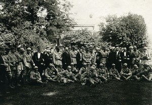 France Paris Bagatelle gardens Military Festival Old Photo Trampus 1920