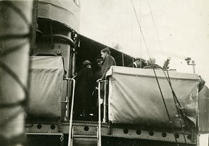 France Brest Ocean Liner George Washington Belgian King Old Photo Trampus 1919