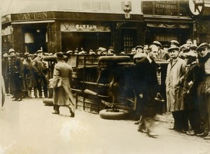 Belgium Brussels Bruxelles Taxi Drivers Strike Protest Old Photo 1934