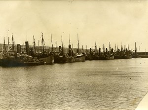 France La Rochelle Trawlers Strike Protest Old Photo 1936