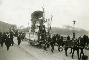 France Paris Easter Parade Alimentation Food Float Old Trampus Photo 1919