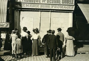 France Saint Quentin Protests against High Prices Old Photo Rol 1911