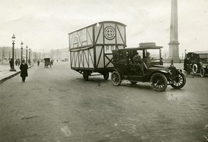 France Paris Maison Liberee Trailer House Caravane Automobile Trampus Photo 1922