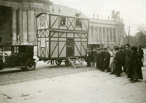 France Paris Maison Liberee Trailer House Caravane Automobile Trampus Photo 1922