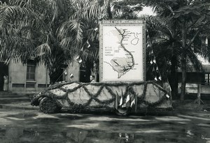 Vietnam Saigon Automobile Mytho Haiphong Rally Mechanics School Old Photo 1930