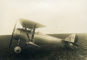 France WWI Nieuport 24 N3760 Military Aviation Fighter Aircraft Old Photo 1917