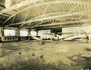 USA Chicago Aviation Service & Transport Airport Hangar Old Photo 1925