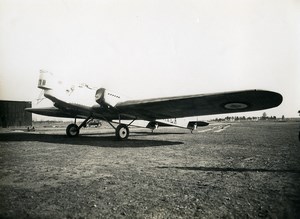 France Aviation French light bomber SPCA 30 F-AKCA Old Photo 1931