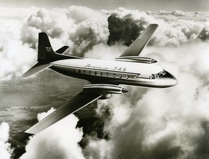 United Kingdom Aviation Avro 748 Airliner Artist's Concept Old Photo 1960