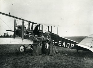 Air Transport and Travel De Havilland DH9b G-EAQP KLM Aviation Old Photo 1920