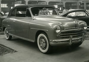 Switzerland Geneva International Automobile Show Car Fiat 1400 Old Photo 1950