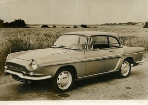 France Automobile Car Convertible Coupe Renault Caravelle Old Photo 1963