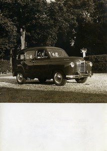 France Automobile Renault Colorale Prairie Country Estate Old Photo 1951