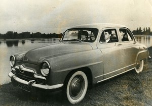 France Automobile Car Simca Aronde Old Photo 1956