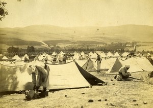 Morocco Meknes Camp of Olive Trees Oliviers Tringlots & Turcos Old Photo 1894