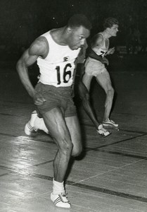 France Paris Palais des Sports Athletics Carper et Delecour Old Photo 1959