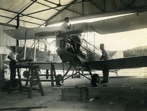 Indonesia Sumatra Private Aviation de Havilland DH82A Tiger Moth Old Photo 1935