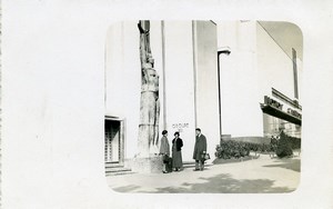 Belgium Brussels World Fair Bikes & Trucks Pavilion Old Photo RPPC 1935