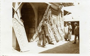 Belgium Brussels World Fair Arab Market Souk Rugs Old Photo RPPC 1935