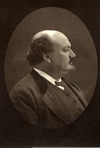 France Opera Singer Villaret Old Woodburytype Photo Quinet 1875