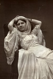 France Comedie Francaise Actress Miss Rousseil Woodburytype Photo Carjat 1875