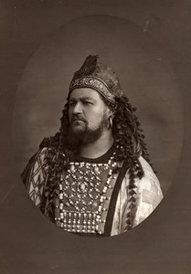 France Opera Singer Baritone Lassalle Old Woodburytype Photo Pierre Petit 1875