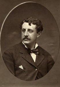 France Comedie Francaise Actor Pierre Berton Old Woodburytype Photo Carjat 1875