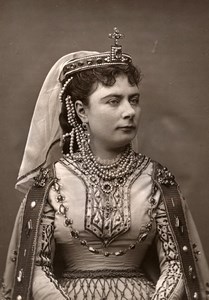 France Opera Singer Soprano Berthe Thibaut Woodburytype Photo Gougenheim 1875