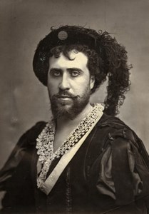 France Opera Singer Tenor Faure in Hamlet Woodburytype Photo Reutlinger 1875