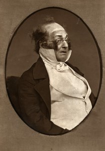 France Author Henry Monnier Old Woodburytype Photo Carjat 1875