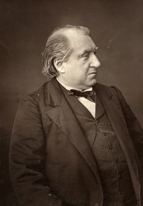 France Author Ernest Renan Old Woodburytype Photo Mulnier 1875