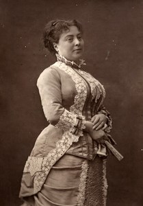 France Comedie Francaise Actress Zelia Provost Ponsin Old Photo Nadar 1875