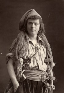 France Theater Stage Actor Simon Max Cloches de Corneville Old Photo Nadar 1875