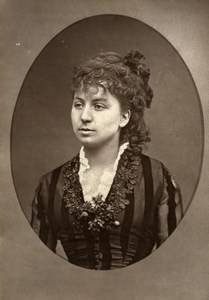 France Theater Stage Actress Victoria Cassothy Woodburytype Photo Carjat 1875