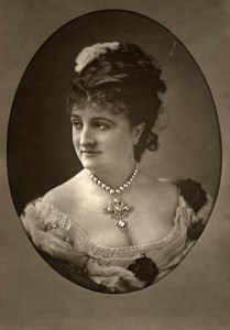 France Theater Stage Actress Helene Monnier Old Woodburytype Photo Tourtin 1875