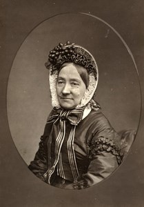 France Theater Stage Actress Clemence Bury aka Alexis Old Photo Franck 1875