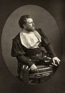 France Opera Singer Tenor Sylva Old Woodburytype Photo Pierre Petit 1875