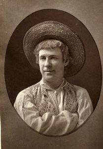 France Opera Singer Paul Barnolt Old Woodburytype Photo Liebert 1875