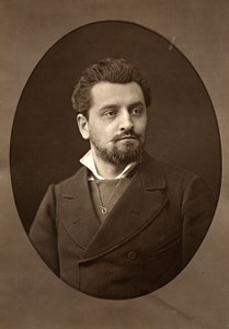 France Opera Singer Tenor Theodore Stephanne Woodburytype Photo Liebert 1875