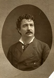 France Opera Singer Angelo Masini Old Woodburytype Photo Mulnier 1875