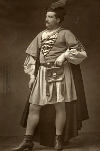 France Opera Singer Tenor Selliez Old Woodburytype Photo Carjat 1875